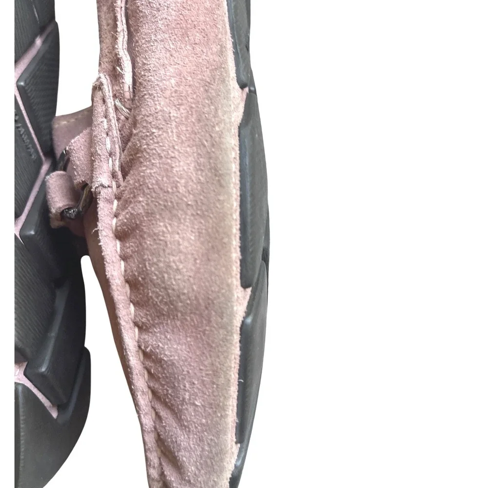 Giorgio Armani Pink Suede Driving Loafers Men's‎ 8